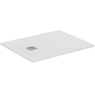 IS Rechteck-Brausewanne Ultra Flat S + 100x80x3cm, carraraweiß
