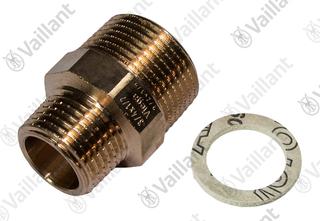 VA Nippel, R 1/2 x G 3/4 Vaillant-Nr. 110647