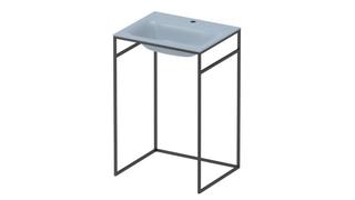 Einbau-Waschtisch BetteLux Shape A170 60x49,5cm, HLW1, PW, blue satin
