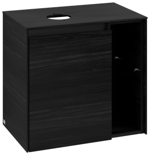 V&B Waschtischunterschrank Collaro 60x54,8x38cm, WT links, black oak