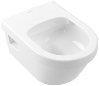 V&B Wand-Tiefspül-WC Architectura 37x53cm, randl., o. Löcher, weiß C-plus