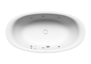 Kaldewei BW ELLIPSO DUO oval 232-7 190x100cm, VKT weiß, weiß