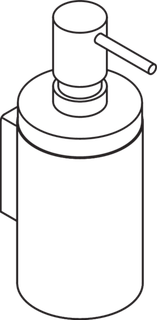 HEWI Seifenspender System 162 182 x 85 mm, 200 ml, Halter Edelstahl