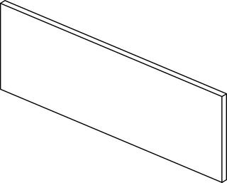 IS obere Schubladenfront Conca f. WTU 780x267mm Weiß, Alte Nr.2019
