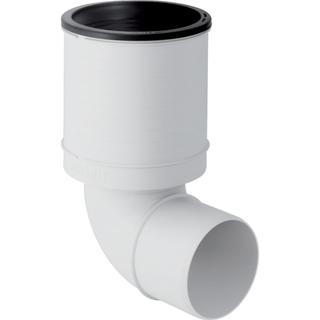 Anschlussbogen Silent PP 87,5°, weiß, schalloptimiert