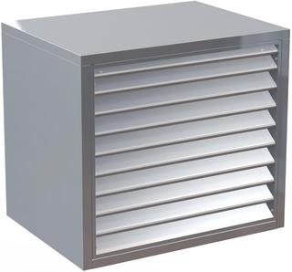 ATEC Schallhaube HT eSILENT 1080x1210x910mm, silbergr., Luftans. hi.