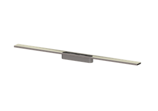 KESSEL-Rinnenprofil 800 mm, Edelstahl gebürstet