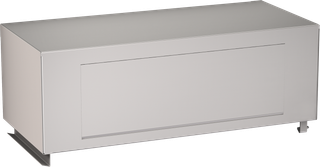 AR Klappdeckelaufsatz, RODAN, Edelstahl, 480x186x210 mm