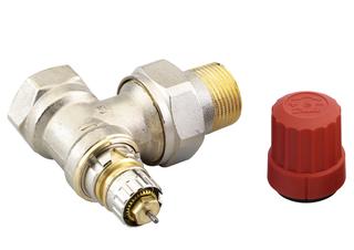 Danfoss Ventilgehäuse RA-N 20, R 3/4, Eckform, matt vernickelt