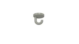 HEWI Unterkopf-Haken 477 40mm, felsgrau