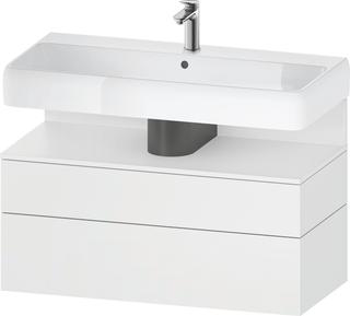 Duravit Waschtisch-Unterschrank Qatego 99x47x59cm, we ma, 1 Schubkast., 1 Ausz.