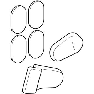 Geberit Puffer-Set Renova Comfort für WC-Deckel