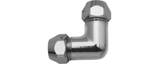 ASW Winkelverschraubung 1/2"x12mm, MS verchromt, mit 2 Quetschen