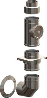 ATEC AW-Basisset PolyClassic +Iron/White DN 200/265, Bauh. 1000mm, PP, ES blank