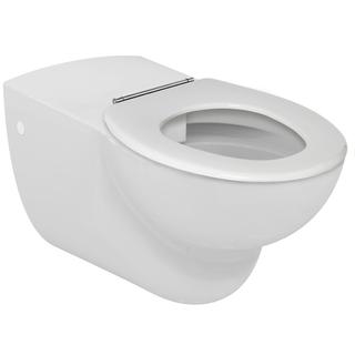 IS Wand-Tiefspül-WC Contour 21+ 36x70x36,5cm, o Spül, antib, w m SGuard