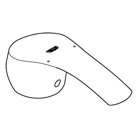 Artikelbild 2 des Artikels „GROHE Hebel 46897 Metall chrom “