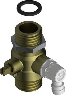 BOSCH Ersatzteil TTNR: 8735300784 Ventil vertikal G3/4 mit Ablauf