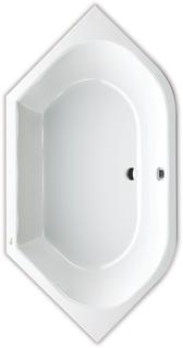 Polypex Eck-Badewanne EASY 1400 140x140cm, bahamabeige