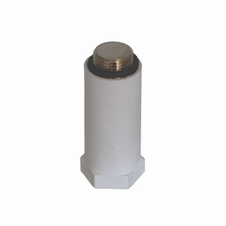 KÖRO Baustopfen 1/2", weiß Kst. m. ms Gewinde