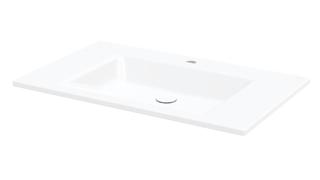 Einbau-Waschtisch BetteAqua A071 80x49,5cm, HLW1, starwhite