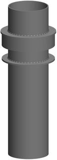 ATEC Mündungs-Schalldämpfer MSD 33, DN 110, 300mm, für Heizkessel