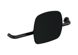 HEWI Rückenstütze 801 Wandabst. 150mm, Ausf re, Lehne sw, sw