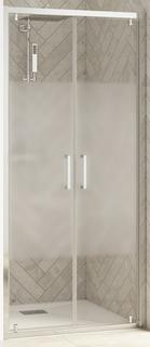 Kinedo Smart Design 2P 90 2Pendeltüren vgP chrom Dekorglas Cosmos Nische Ecke U