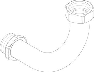 BOSCH Ersatzteil TTNR: 8735300126 Rohr DN40 42 x 1.5 Rücklauf