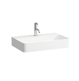 Laufen Aufsatz-Waschtisch VAL 65x42cm, Wandm., o. ÜL, m 1 Hahnl., weiß