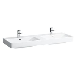 Laufen Doppelwaschtisch PRO S 130x46,5cm, ubf., m Ü, 1 HL, we. LCC act
