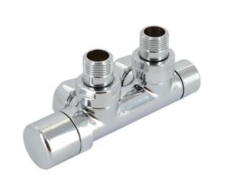 Zehnder Anschluss-Armatur Q Eckform, links, Kupfer