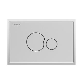 Laufen WC-Betätigungsplatte AW106 INEO 18,1x12,1cm, f 2-Mengentechn., chr matt