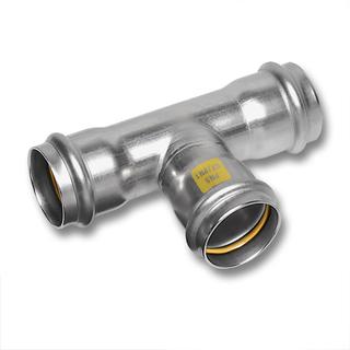Sanha T-Stück NiroSan Press Gas 17130 35mm, Innenpressende