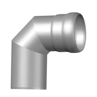 LORO XCL Winkelbogen DN 100, 90Gr, m N-Muffe, Werkst. 1.4404