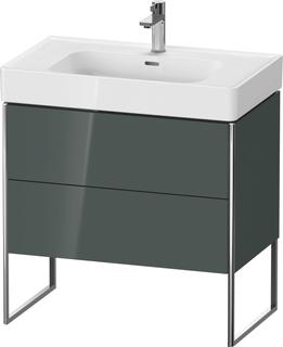 Duravit Waschtisch-Unterschrank XSquare 78,4x47x73,1cm, 2 AZ, d G g, Nussb mitt