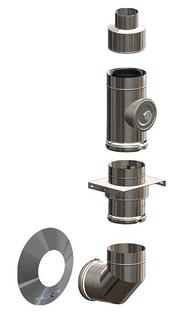 ATEC AW-Basisset PolyClassic +Iron/White DN 160/230, Bauh. 865mm, PP, ES blank