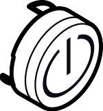 Artikelbild 2 des Artikels „hansgrohe Druckknopf f Up-Thermostat, Taste an/aus, mattweiß Taste an/aus | mattweiß“