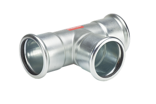AIPS T-Stück VSH SudoPress SP8130VM 88,9mm, C-Stahl, mit EPDM-O-Ring