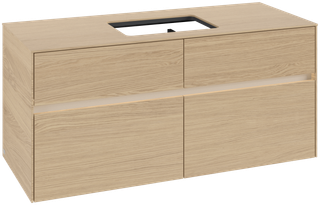 V&B Waschtischunterschrank Collaro 120x54,8x50cm, WT mi, LED 8,8 W, Nord Oa