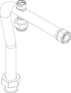 BOSCH Ersatzteil TTNR: 87186460200 Rohr 3-Wege-Ventil-Wärmetauscher
