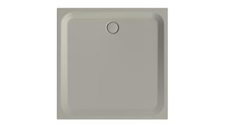 Duschwanne BetteUltra 8720 120x120x3,5cm, Mini-Wannenträger, stone