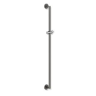 HEWI Brausehalterstange System 900 1100mm, ES pb dunkelgr. pgl tm/chr