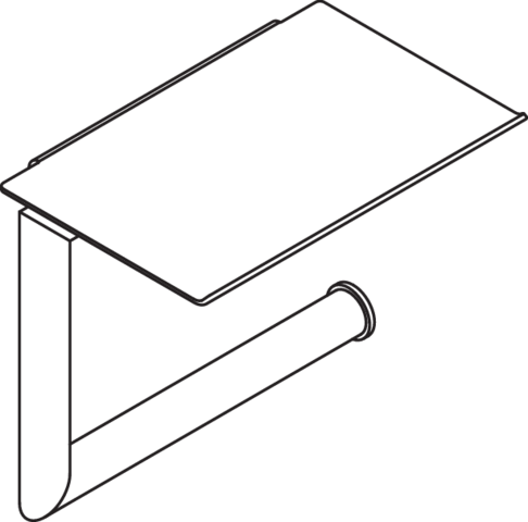 Artikelbild 2 des Artikels „HEWI Toilettenpapierhalter System 162 137x110mm, d 15mm, m Ab, pb, sw matt pulverbeschichtet, schwarz tiefmatt“