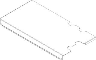 BOSCH Ersatzteil TTNR: 8733703221 Abdeckung oben vorne