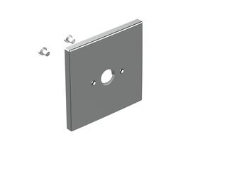 KE Auslaufrosette kpl. Ersatzt.ARM 50100 50100010492 verchr.
