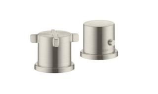 hansgrohe Fertigset Axor Citterio E 2-L-W-Ran-Arm, m Therm., Edelst.-Optik