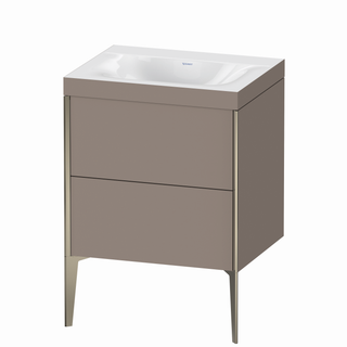 DU WTU XViu/Viu, 2 Ausz 610x600x480mm o.HL,champ.matt/bas. matt,Ra.43 ES Nussb