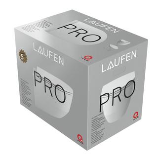 Laufen Pack-Wand-Tiefspül-WC PRO weiß, spülrandlos, Ausladung 49cm