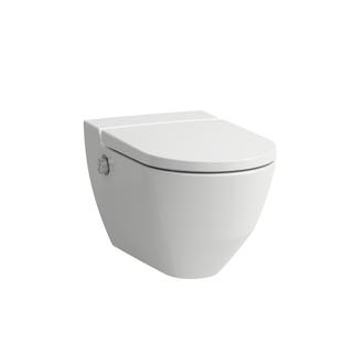 Laufen Dusch-Tiefspül-WC CLEANET NAVIA spülrandlos, 37x58cm, weiß matt