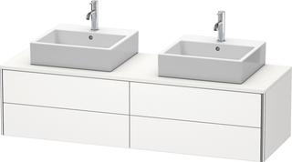 Duravit Waschtisch-Unterschrank XSquare 160x54,8x40cm, 4 La, B bs, wd, we s-matt